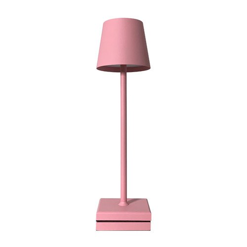 helga, diy rechargeable Pink led table lamp